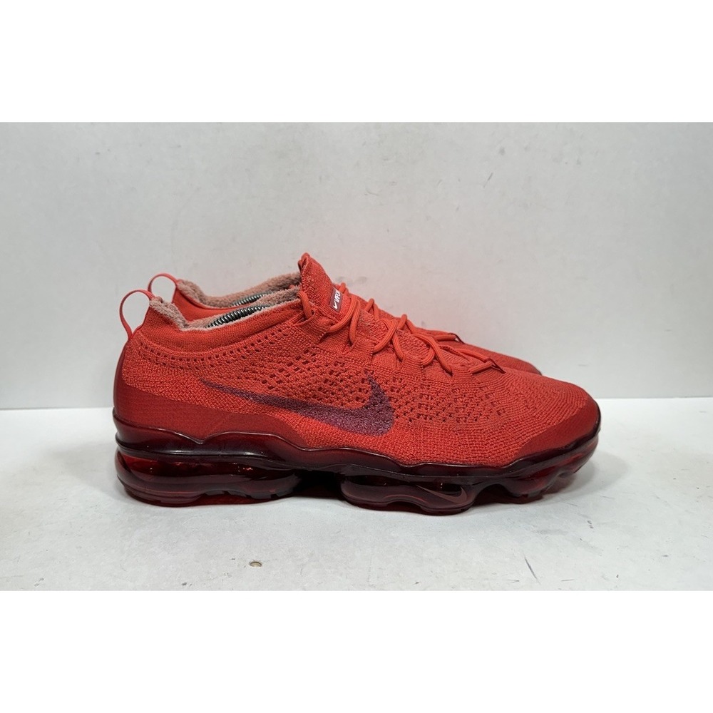 Nike Air VaporMax 2023 Flyknit Triple Red Low Top Men's Sz 12 Sneaker DV1678-600